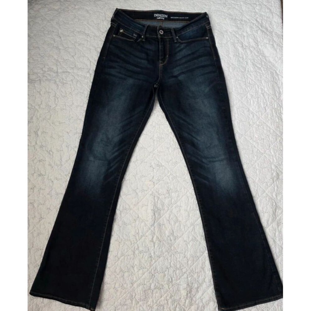 Denizen from Levi's Modern Bootcut Jeans Dark Wash Sz 27/32